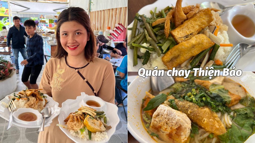 Quán cơm chay Thiện Bảo - Long Xuyên