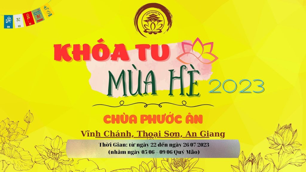 Khóa tu mùa hè chùa Phước Ân năm 2023